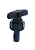 Pead - Conjunto Manopla PP para Suporte P Hidrômetro PN10 3/4" - Imagem 1