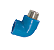 PPR Azul - Cotovelo L.R Macho 25mm x 3/4'' - Imagem 1