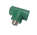 PPR Verde - Tee Liso x Rosca Externa Metal - Imagem 1