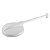 Ducha Pvc Astra Branco com Crivo Removivel de 8" e Braço de 30cm - Imagem 1
