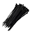 Abraçadeira Nylon Preto - Imagem 1