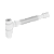 Sifão Tubo Extensivel c/Copo Horizontal Branco - Imagem 1