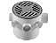 Caixa Sifonada DN 150x150x50 Redonda Grelha Cromada - Imagem 1