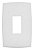 Pial Plus - Placa 1 Modulo Vertical 4x2 - Imagem 1