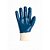 Luva Mao PPM23 Algodão com Banho Nitrilico Total Azul - Imagem 1