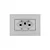 Sleek para Moveis - Tomada Margirius Branco - Imagem 1