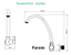 Torneira Pvc Bica Movel Parede Zagonel - Imagem 2