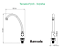 Torneira Pvc Bica Movel Mesa Zagonel - Imagem 2
