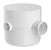 Caixa Sifonada Pvc 250x230x75 Redonda Tampa Cega Amanco - Imagem 1