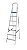 Escada de aluminio 7 Degraus da MOR - Imagem 3