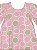 Vestido Infantil Up Baby Manga Curta em Cotton Bolinhas Rosa - Imagem 4