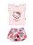 Conjunto Blusa e Shorts Corações Hello Kitty - Imagem 1