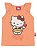 Regata em Cotton Light Bordada Hello Kitty - Imagem 1