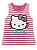 Blusa em Meia Malha Listras Pink Hello Kitty - Imagem 1