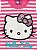 Blusa em Meia Malha Listras Pink Hello Kitty - Imagem 2