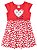 Vestido Brandili Sem Manga Malha Brave at Heart Vermelho - Imagem 1