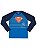 Camiseta Surfista Marlan Longa Superman FPS Azul - Imagem 1