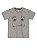 Conjunto Infantil Up Baby Camiseta Curta Bermuda Malha Cinza - Imagem 4