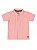 Camisa Polo Up Baby Manga Curta em Piquet Rosa - Imagem 1
