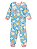 Pijama Brandili Breakfast Malha Longo Infantil Feminino Azul - Imagem 1