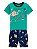 Pijama Brandili Space Malha Curto Infantil Masculino - Imagem 1