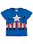 Camiseta Marlan Curta Malha Avengers Marvel Capitão América - Imagem 1