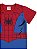 Camiseta Marlan Curta Malha Avengers Marvel Homem Aranha - Imagem 3