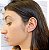 Brinco de prata ear hook trabalhado atacado - Imagem 2
