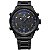 Relógio Masculino Weide AnaDigi WH-6303 - Preto e Azul - Imagem 1