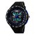 Relógio Masculino Skmei AnaDigi 1066 - Preto e Azul - Imagem 2