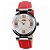 Relógio Feminino Skmei Analógico 9075 - Vermelho e Branco - Imagem 1
