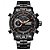 Relógio Masculino Weide AnaDigi WH6902B - Preto e Laranja - Imagem 1