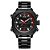 Relógio Masculino Weide AnaDigi WH7302B Preto e Vermelho - Imagem 1