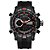 Relógio Masculino Weide AnaDigi WH6902B - Preto e Vermelho - Imagem 1