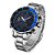 Relógio Masculino Weide AnaDigi WH5203 Prata e Azul - Imagem 2