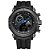 Relógio Masculino Weide AnaDigi WH6903 Preto e Azul - Imagem 1