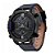 Relógio Masculino Weide AnaDigi WH6401B Preto e Azul - Imagem 2