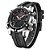 Relógio Masculino Weide AnaDigi WH5205 Prata e Vermelho - Imagem 2