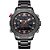 Relógio Masculino Weide AnaDigi WH8503B Preto e Vermelho - Imagem 1