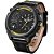 Relógio Masculino Weide Analógico UV1507B Preto e Amarelo - Imagem 2