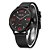 Relógio Masculino Weide Analógico WD004B - Preto e Vermelho - Imagem 2
