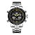Relógio Masculino Weide AnaDigi WH6901 - Prata e Amarelo - Imagem 1