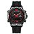 Relógio Masculino Weide AnaDigi WH8602 - Preto e Vermelho - Imagem 1