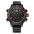 Relógio Masculino Weide AnaDigi WH6103B Preto e Vermelho - Imagem 1