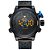 Relógio Masculino Weide AnaDigi WH5210B - Preto e Azul - Imagem 1