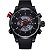 Relógio Masculino Weide AnaDigi WH-3401 - Preto e Vermelho - Imagem 1