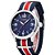 Relógio Masculino Curren Analógico 8195 - Azul, Vermelho, Branco e Prata - Imagem 4