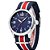 Relógio Masculino Curren Analógico 8195 - Azul, Vermelho, Branco e Prata - Imagem 1
