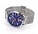 Relógio Masculino Curren Analógico 8236 - Prata e Azul - Imagem 3