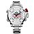 Relógio Masculino Weide AnaDigi Casual WH-2309 Branco - Imagem 3